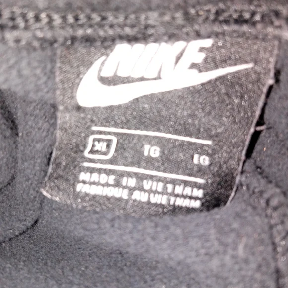 Nike Black 2 Pc Hooded Sweatshirt & Jogger Pants Xltg - Picture 10 of 11